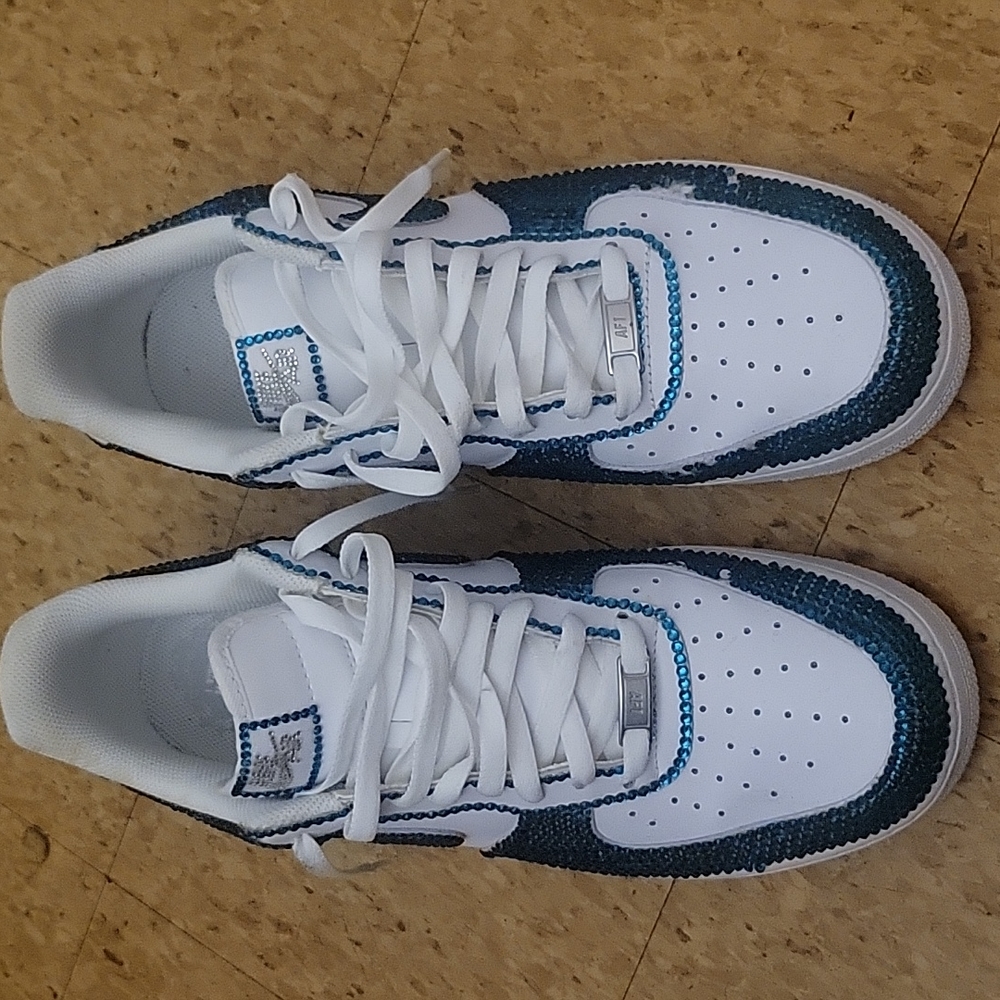 Men Air Force 1 bling bling